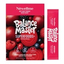 NEWELLME Balance Master Organic Raw Beet Root Powder - Super Reds Superfood for Heart & Energy, Smoothies, Baking & Juice, Natural Red Food Coloring, Mixed Berry, Sugar Free, Non-GMO, 14 Stick Packs