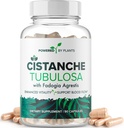 Cistanche Tubulosa con Fadogia Agrestis - Promueve Vitalidad - Suplementos Naturales para Hombres &amp; Mujeres con Bioperina por Powered X Plants, 90 Servimientos
