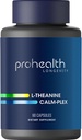ProHealth L-Theanine Calm-Plex con GABA y 5-HTP (Suntheanine) (100 mg, 60 cápsulas medias)