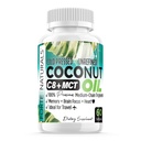 Coconut Oil Softgels Coconut Oil Capsules Super GLP-1 Gut Health, Digestive Balance & Energy Support Cold Pressed, Unrefined Non-GMO, Keto Friendly Supplement for Daily Use Made in USA