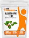 BulkSupplements.com Hawthorn Leaf Extract Powder - Hawthorn Leaf Supplement - Herbal Supplement, Vegan & Gluten Free, 500mg per Serving, 250g (8.8 oz) (Pack of 1)