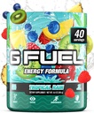 G Fuel Tropical Rain Energy Drink Powder, Pre Workout Caffeine Mix for Gaming, Sugar Free Focus Amino, Vitamina + Antioxidantes, 9.8oz (Fruit Medley, 40 Servings)