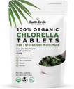Clorella orgánica Tablets 400 Conde ← High Potency Superfood Silencio Chlorophyll Pills del 100% Pura Alga Verde ← Murallón roto para la absorción máxima ← Vegan, Kosher, Non-GMO  durable 4 Tabs per Day (1-Pack)