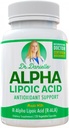Ácido alfa-Lipoico por el Dr. Danielle, Apoyo a la Neuropatía, No GMO, Libre de gluten, Vegan, Libre de Soy, Promueve Sugar Sangre Saludable, Alfa R Lipoic Acid R-ALA, R-ALA, 120 Veggie Caps