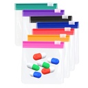 7 Pcs Pill Pouches Pill Bags for Travel Reusable Pill Pouches for Medicine(Multicolor)