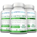 Approved Science Garcinia MD - 95% HCA - 1600mg Garcinia Cambogia Extract - 60 Vegan Capsules - Pack of 3