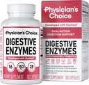 Enzymes Digestivos de la CHOICE de Physician - Multi Enzymes, Prebióticos Ecológicos " Probióticos para la Salud Digestiva " Salud Gut - Tiempo de Composición Alivio " Bloating - Dual Action Approach - 180 CT