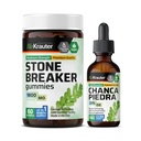 BIO KRAUTER Stone Breaker 60 Gummies & Chanca Piedra Tincture 2 Fl. Oz.