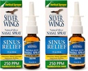 Natural Path Alas de plata sinus Relief Natural Silver Nasal Spray - 250ppm - 1oz - 2 Pack