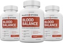(3 Pack) Gluco Stasis Capsules - Official Gluco Stasis Pills Advanced Formula Blood Support Supplement*, 180 Capsules
