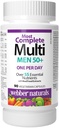 Webber Naturals Men's 50+ Most Complete Multi, 90 Vegetarian Capsules