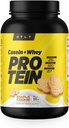 Casein + Whey Protein by HTLT ← Whey & Casein Protein Shake Powder ¦ Slow-Release Whey & Casein Protein for Sustained Energy ← Casein Protein Powder for Baked Treats, Maple Cookie