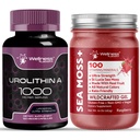 WELLNESS LABSRX Liposomal Urolithin A Capsules - Sea Moss Raspberry Gel | Bundle