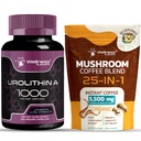 WELLNESS LABSRX Liposomal Urolithin A Capsules - Mushroom Coffee 25 in 1 | Bundle