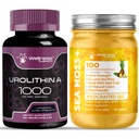 WELLNESS LABSRX Liposomal Urolithin A Capsules - Sea Moss Pineapple Gel | Bundle