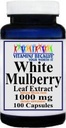 Vitamins Because - White Mulberry Leaf Extract - 1000mg per Serving - 200 Capsules