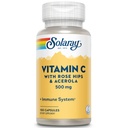 SOLARAY C w/Rose HIPS & Acerola, Capsule (Btl-Plastic) 500mg | 100ct