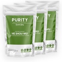 Certified Organic He Shou Wu - Grande 5oz Bolsa de 30:1 Concentrado-Fo-ti - Orgánica Foti Extracto- Fo ti He Shou Wu Orgánica (Pack of 3-15 Ounces)