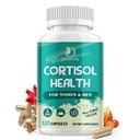 LUCNVEM Cortisol Supplement for Women & Men, Cortisol Reducer Detox Manager, Ashwagandha/Rhodiola Rosea/Magnesium and L-theanine Complex for Mood/Focus & Sleep- 60 Day Vegan Supply