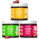 HOLYMARY Yerba Mate Gummies - Raspberry, Quince, and Yuzu-Ginger Combo 3 Jars 150 Gummies