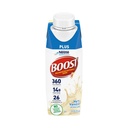 Boost Plus Drink, 8 fl oz. Bottles, 24/Case - Vanilla