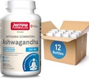 Fórmulas Jarrow Ashwagandha 300 mg - 120 Cápsulas Veggie - Salud general y resistencia a la fatiga - Suplemento Apoya resistencia, recuperación muscular y salud cognitiva - 60 Servimientos (Pack of 12)