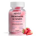 Pheromone Gummies for Women – 60 Count, Strawberry Flavor – Vegan, Gluten-Free, Non-GMO – Social & Confidence Support (1)