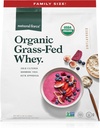 Natural Force Grass Fed Organic Whey Protein Powder – Non GMO Verified, Humane Certified " Lab Tested for Toxins – Pure " Unflavored – Keto Friendly, Low Carb y Kosher – 5 libras A2 Protein