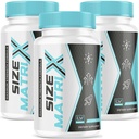 3 Pack - Size Matrix - Size Matriz 180 Capsules for 3 Months, Size Matriz Capsules 1152 MG, Sizematrix, Size Matrix Improve Formula, Size Matrix X, Size Matrix Pills