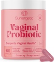 Probióticos Vaginales Premium para Mujeres – Lactobacillus clínicamente estudiado Probiótico Vaginal con Prebiótico &amp; Arándano a Balance PH, Reducir el olor, Apoyo a la Tract urinaria y Salud Feminina – 60 cápsulas