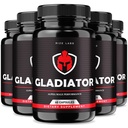 Gladiator Capsules and Pills Performance Supplement for Men, Maximum Strength Support, Ultra Pure Pastillas Size Supplement - Pack of 5(300 Capsules)