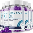 Ultra Peak XL Advanced Gummies Extra Strength, UltraPeak XL Gummys Supplement Reviews (5 Pack, 300 Gummies)
