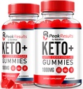 NutraRize (2 Pack) Peak Results Keto ACV Gummies, Official Keto+ACV Supplement, Peak Result Keto Plus ACV Gummy, Keto Health Wellness & Apple Cider Vinegar, PeakResults Review (120 Gummies)