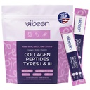 Hydrolyzed Collagen Peptides Powder Packets with Biotin & Vitamin C, 11g Collagen Per Serving Stick, Grass-Fed Bovine Type 1 and 3 Per Serving (Unflavored) (20 Servings)