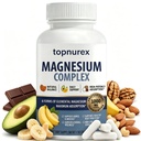 Magnesium Complex for Women & Men - 1000mg High Absorption, 8 Essential Magnesium, 90 Capsules