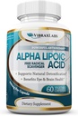Alfa Lipoic Acid 600mg Capsules - Suplemento ALA de fuerza extra - Mejores cápsulas vegetarianas puras para el dolor de nervios, la piel, la cara, el ojo y el cerebro Boost - Ayuda a mantener la desintoxicación natural, no GMO