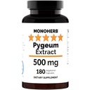 MONOHERB Pygeum 10:1 Extract 500 mg per Capsule - 180 Capsules - 180 Servings