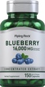 Piping Rock Blueberry Supplement | 150 Capsules | Non-GMO & Gluten Free