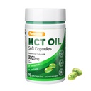 MCT Oil Capsules C8 – Pure C8 Medium Chain Triglycerides from Coconut – Keto MCT Pills – Non-GMO, Gluten-Free – 90 Capsules