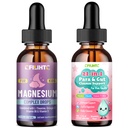 Kids Magnesium Liquid Drops & Parasite Cleanse for Humans Bundle Daily Magnesium Support + Gut Balance Support for Kids | Easy-to-Take Liquid