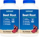 Nutricost Beet Root 2400mg, 180 Capsules - CCOF Certified Made with Organic Beet Root, Superfood, 60 Servings (Pack of 2)