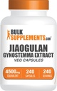 BulkSupplements.com Jiaogulan Capsules - Gynostemma Extract Capsules, Gynostemma Pentaphyllum Extract, Jiaogulan 9000mg Equivalent - 1 Capsule, 240-Day Supply, 240 Veg Capsules (Packing puede variar)