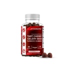 Vitamatic Tart Cherry 360mg & Celery Seed 30mg Gummies – Botanical Herbal Supplement – Vegan, Non-GMO, Gluten Free – 60 Gummies – Concentrated Plant Extract - 2 Pack