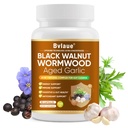 Wormwood Black Walnut Cleanse for Humans - Plus+ Gut Cleanse/Detox & Digestive Health with Pumpkin Seed Oil,Old Garlic,Clove - 10X Liposomal 98% Absorption Capsules Vegan,90 CT for Women & Men