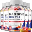 Massive Girth Gummy for Men - MassiveGirth Hemp Gummies Advanced Formula Reviews (5 Pack - 300 Gummies)