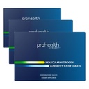 ProHealth Molecular Hydrogen Longevity Water Tablets | Clinically Studied | Third-Party Tested | 80 mg, 30 Tablets (Pack of 3)