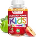 Feel Great Apple Cider Vinegar Gummies for Kids | Rich in Digestive Enzymes & Natural Antioxidants for Gut Health | Vegan Gummy Supports Healthy Nutrient Absorption | 60 Day Supply