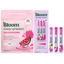 Bloom Strawberry Watermelon Clear Protein and Variety Energy Packets Bundle
