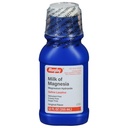 Rugby Milk of Magnesia Magnesium Hydroxide Saline Laxative – Stimulant, Cramp & Sugar-Free - Original Flavor – 12 Fl Oz