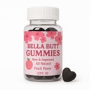 Bodied by Bella Butt Gummies – Natural Booty Gummies & Butt Enhancer for Glutes, HIPS & Curves – Plant-Based Booty Builder with Maca & Aguaje for Lower Body Curve Support – 30 Ct, Peach Shake